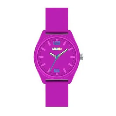 Crayo Dynamic Purple Dial Watch Cr4806