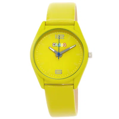 Crayo Dynamic Watch Cracr4804 In Yellow