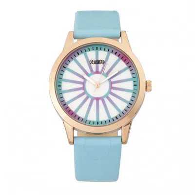 Crayo Electric Watch Cracr5002 In Pink/blue/rose Gold Tone/gold Tone