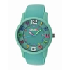 CRAYO CRAYO FESTIVAL TEAL DIAL TEAL SILICONE UNISEX WATCH CR2003