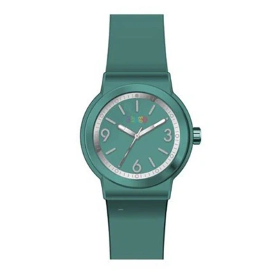 Crayo Vivid Green Dial Seafoam Leatherette Watch Cr4704