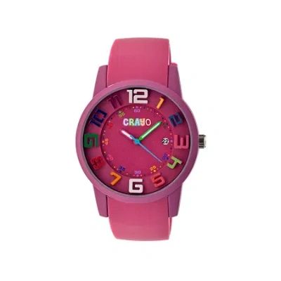 Crayo Unisex Festival Watch In Pink
