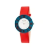 Crayo Womens Prestige Red Strap Watch Cracr3107 In Multi