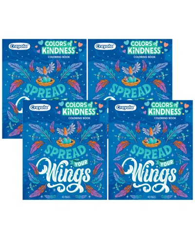 Crayola Colors Of Kindness Adult Coloring Book, Pack Of 4 In Assorted