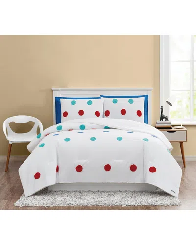 Crayola Fuzzy Dot Comforter Set In Multi