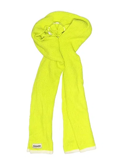Pre-owned Crayola Kids' Scarf In Green