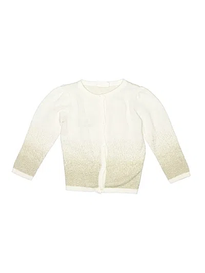 Pre-owned Crazy 8 Kids' Cardigan Sweater In White