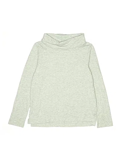 Pre-owned Crazy 8 Kids' Long Sleeve Turtleneck In Gray