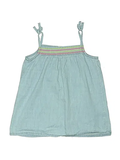 Pre-owned Crazy 8 Kids' Sleeveless Top Blue Halter Neckline Tops