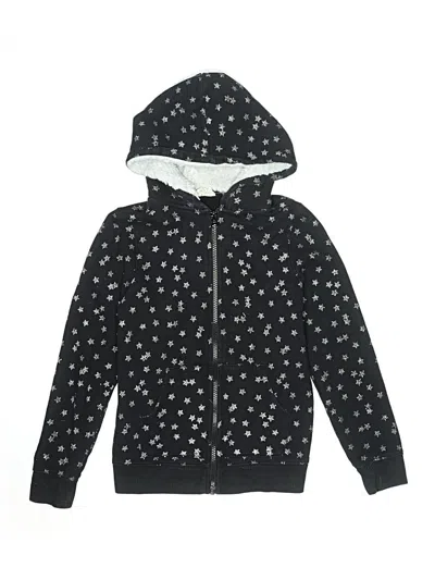 Pre-owned Crazy 8 Kids' Zip Up Hoodie In Black