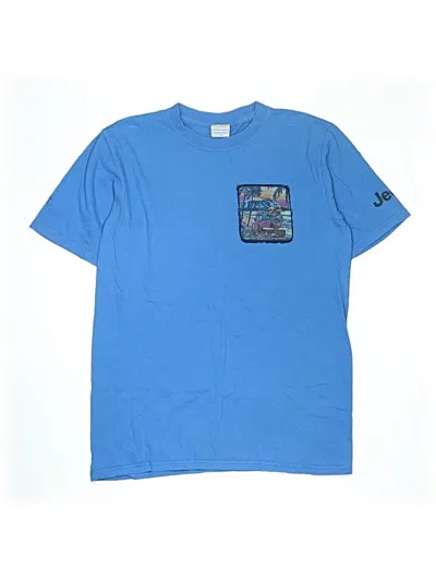 Pre-owned Crazy Shirts Kids' Short Sleeve T-shirt In Blue