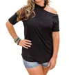 Crazy Train Blakely Top In Black In Black