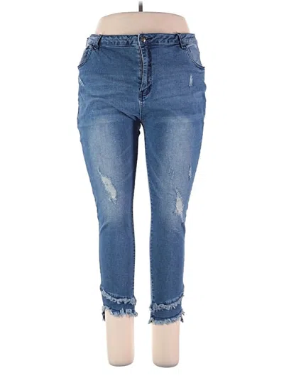 Pre-owned Crazy Train Jeans In Blue
