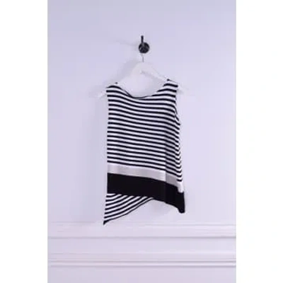 Crea Concept Sleeveless Stripe Knit In Multi
