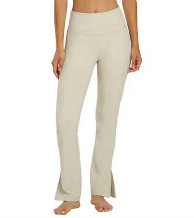 Cream Yoga Angel Pants In Beige In Neutral