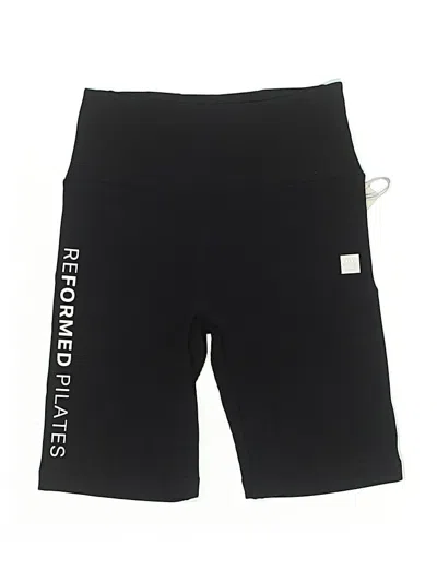 Pre-owned Cream Yoga Athletic Shorts In Black