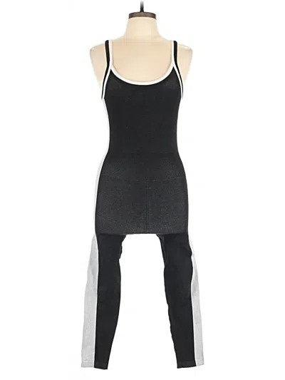 Pre-owned Cream Yoga Jumpsuit In Black
