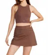 Cream Yoga Rumi Bra Tank Top In Mocha In Brown
