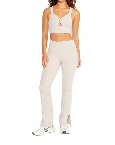 Cream Yoga Women's Angel Flare Legging In Cream In Neutral