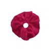 Crease Women's Pink Fuchsia Silk Scrunchie In Pink