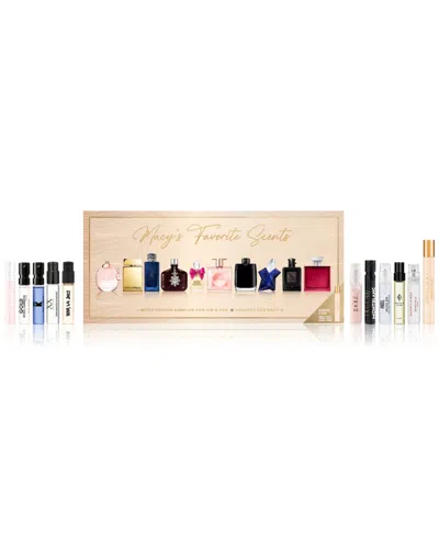 Created For Macy's 11-pc. Macy's Favorite Scents Fragrance Sampler With Travel Spray For Him & Her, Exclusively At Macy In No Color