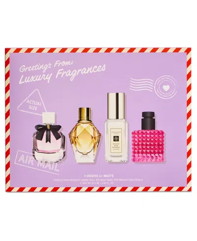 Created For Macy's 4-pc. Luxury Mini Set In Transparent