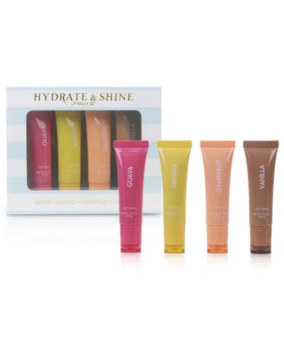 Created For Macy's 4-piece Hydrated Lip Balm Set In Transparent