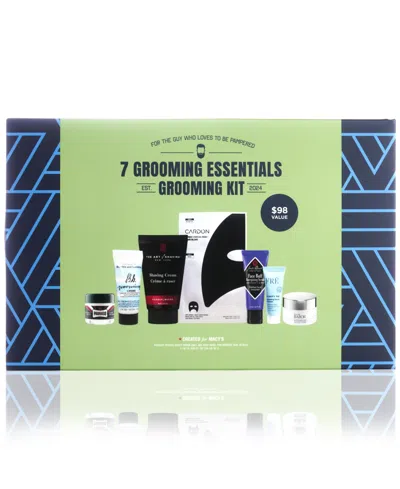 Created For Macy's 7-pc. Father's Day Grooming Essentials Set,  In Blue
