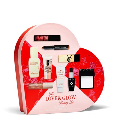 Created For Macy's 9-pc. The Love And Glow Beauty Valentine's Day Set In Transparent