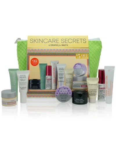 Created For Macy's 9-pc. Skincare Secrets Set,  In Green