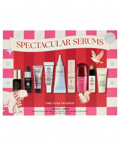 Created For Macy's 9-piece Spectacular Serum Gift Set In No Color