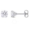 CREATED FOREVER CREATED FOREVER 1 1/2CT TDW LAB-CREATED DIAMOND SOLITAIRE STUD EARRINGS IN 14K WHITE GOLD