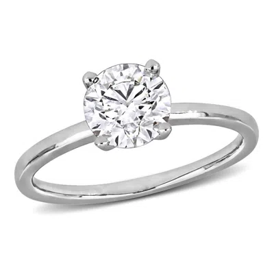 Created Forever 1 1/2ct Tw Lab Grown Diamond Solitaire Engagement Ring In 14k White Gold In Neutral