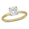 Created Forever 1 1/2ct Tw Lab Grown Diamond Solitaire Engagement Ring In 14k Yellow Gold In Yellow