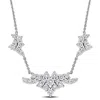 Created Forever 1 5/8ct Tw Lab Grown Diamond Necklace In 14k White Gold In Metallic