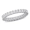 Created Forever 1 7/8ct Tw Princess-cut Lab-grown Diamond Eternity Ring In 14k White Gold In White