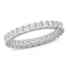 Created Forever 1 7/8ct Tw Princess-cut Lab-grown Diamond Eternity Ring In 14k White Gold In White