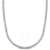 Created Forever 12 1/4ct Tw Lab-grown Diamond Tennis Necklace 14k White Gold-16 In In White