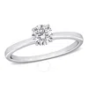 Created Forever 1/2ct Tdw Lab-created Diamond Solitaire Engagement Ring In 14k White Gold In White
