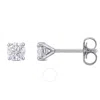 CREATED FOREVER CREATED FOREVER 1/2CT TDW LAB-CREATED DIAMOND SOLITAIRE STUD EARRINGS IN 14K WHITE GOLD