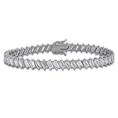 Created Forever 18k 7.20 Ct. Tw. Lab-grown Diamond Tennis Bracelet In Pattern