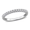 Created Forever 1/4ct Tw Lab Grown Diamond Anniversary Ring In Sterling Silver In White