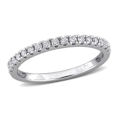 Created Forever 1/4ct Tw Lab Grown Diamond Anniversary Ring In Sterling Silver In White
