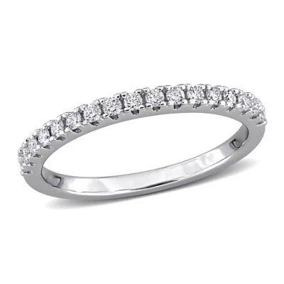 Created Forever 1/4ct Tw Lab Grown Diamond Anniversary Ring In Sterling Silver In ["white"]