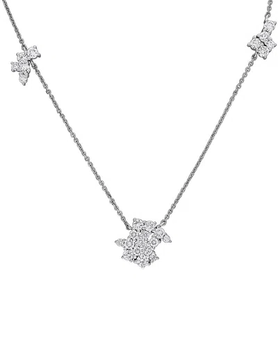 Created Forever 14k 0.10 Ct. Tw. Lab-grown Diamond Station Necklace In Pattern