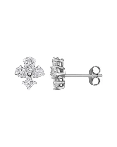 Created Forever 14k 0.36 Ct. Tw. Lab-grown Diamond Stud Earrings In White