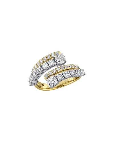 Created Forever 14k 0.50 Ct. Tw. Lab-grown Diamond Open Wrap Ring In Gold