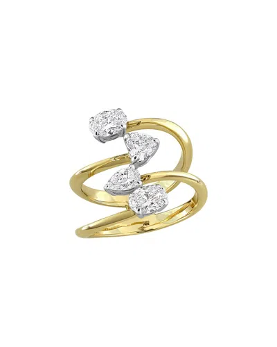 Created Forever 14k 0.50 Ct. Tw. Lab-grown Diamond Swirl Ring In Gold