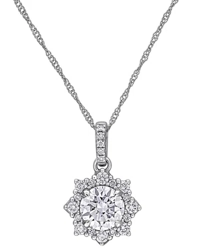 Created Forever 14k 0.85 Ct. Tw. Lab-grown Diamond Pendant In Orange