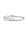 Created Forever 14k 1.00 Ct. Tw. Lab-grown Diamond Bangle In Pattern